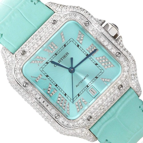 5tcw diamond cartier santos - cartier,